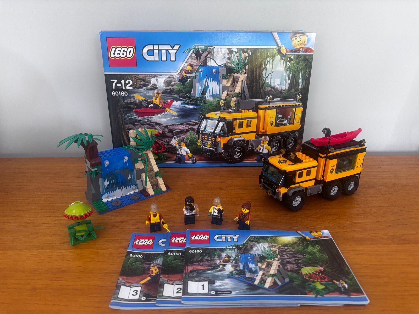 Compleet lego 60160 jungle expeditie, City, Lego, Inclusief accessoires, Ophalen of Verzenden