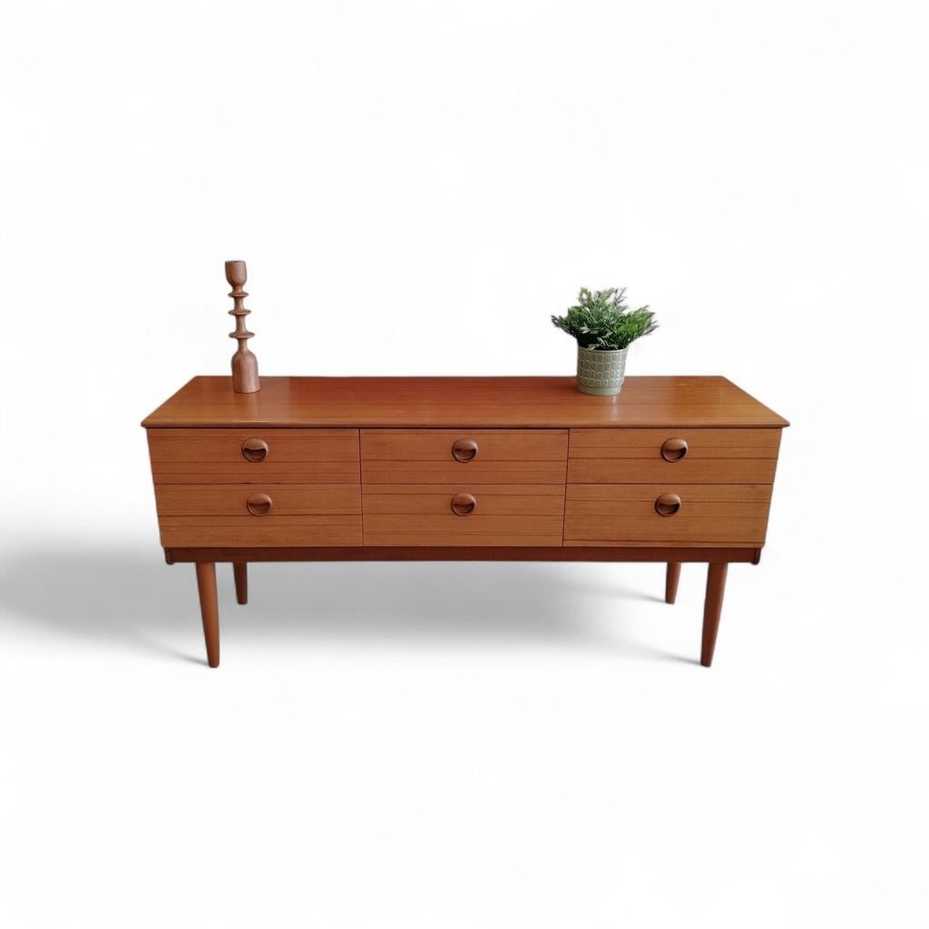 Vintage Deens design teakhouten sideboard dressoir., Ophalen, Gebruikt, ., .