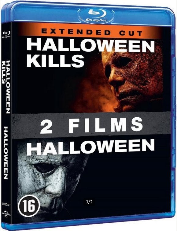 Halloween/ Halloween Kills (2 BLU RAY Set, NL SUBS!) NIEUW!, Cd's en Dvd's, Horror, Engels, Vanaf 16 jaar, Verzenden