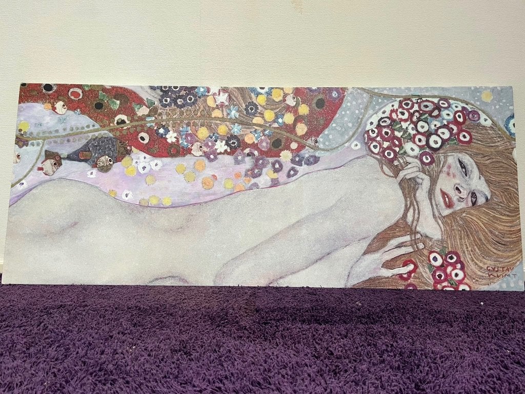 Schilderij Pjatteryd van IKEA, Gustav Klimt, Euro 10, Ophalen, Figuren, Overige materialen, Op houten frame