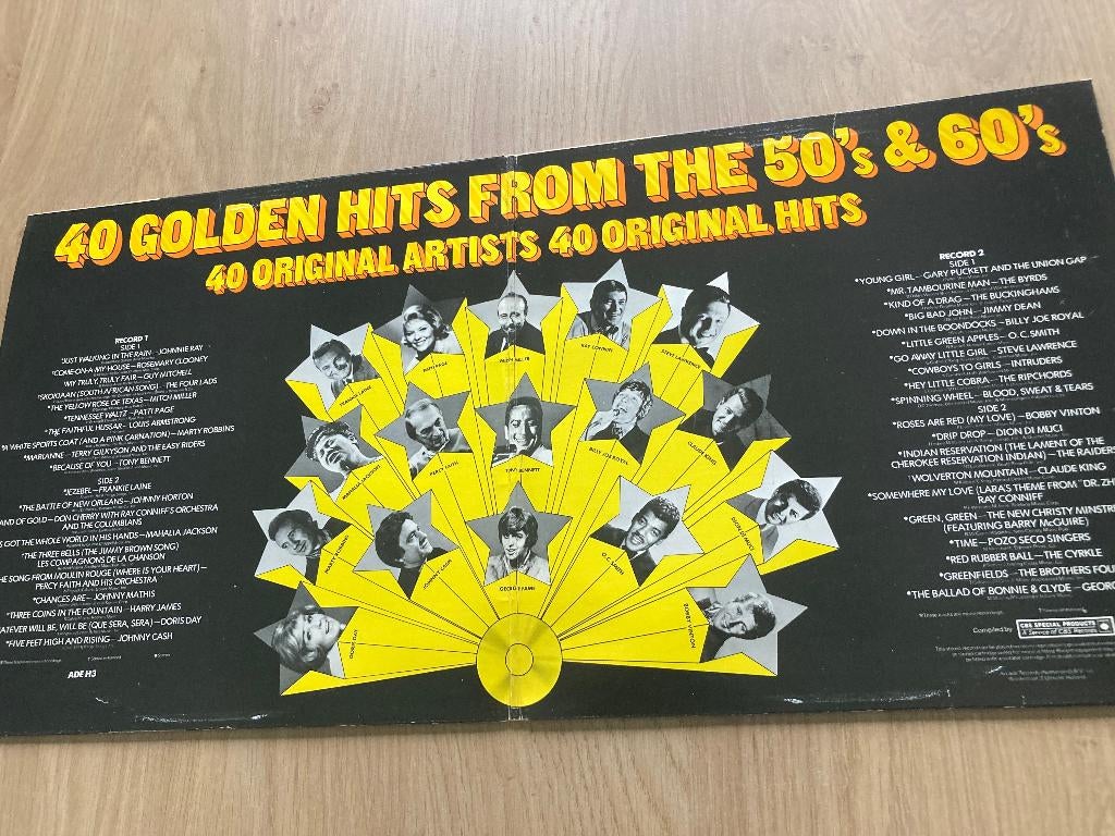 Dubbel LP 40 Golden Hits, Ophalen of Verzenden, Gebruikt, Overige formaten, Pop