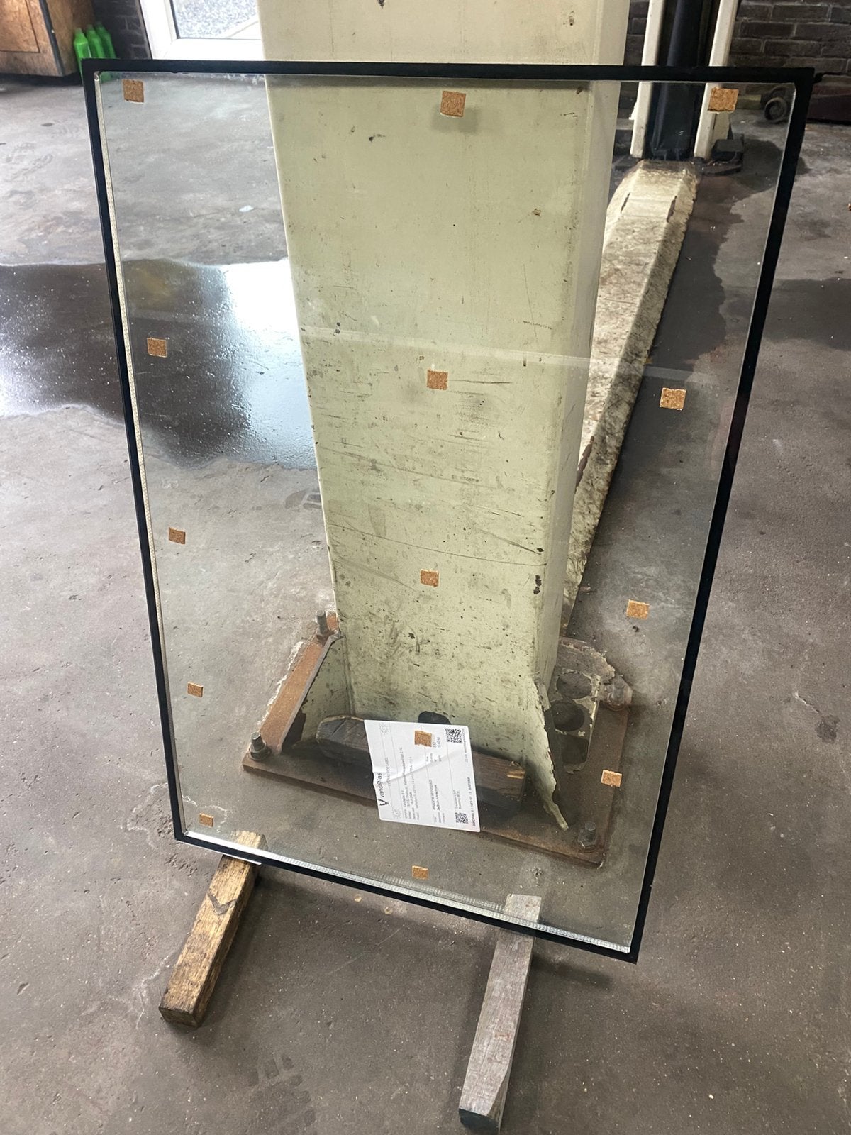 3x glas 590x885, Ophalen, Zo goed als nieuw, Minder dan 80 cm, Glasplaat