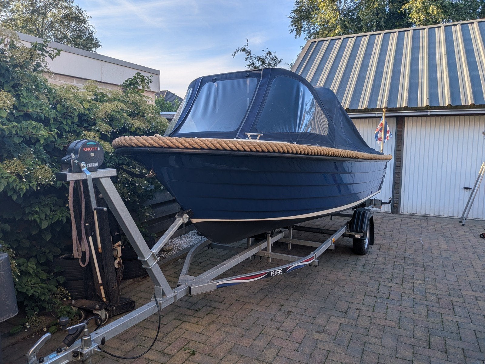 oud huijzer 500 sloep, Watersport en Boten, Ophalen, Oud Huijzer, Benzine, Anker
