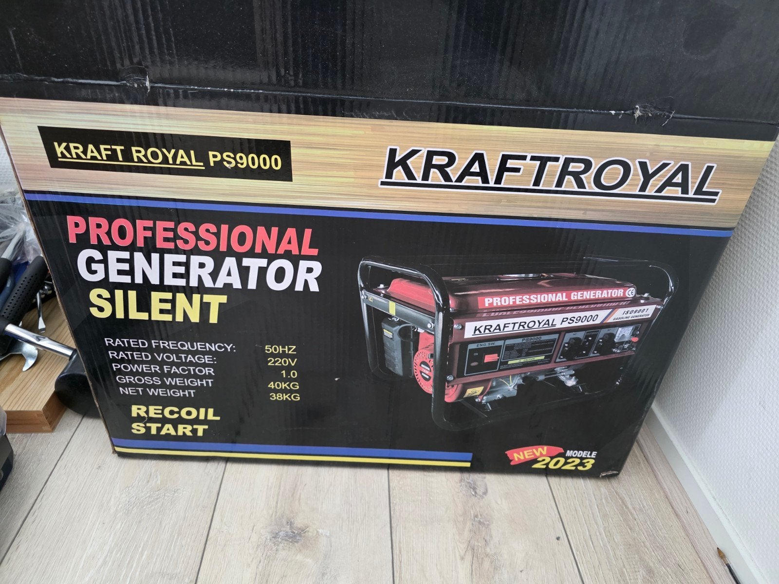 Kraft Royal PS9000 Professionele Stille Generator, Ophalen, Nieuw, Minder dan 5 kVA, Benzine