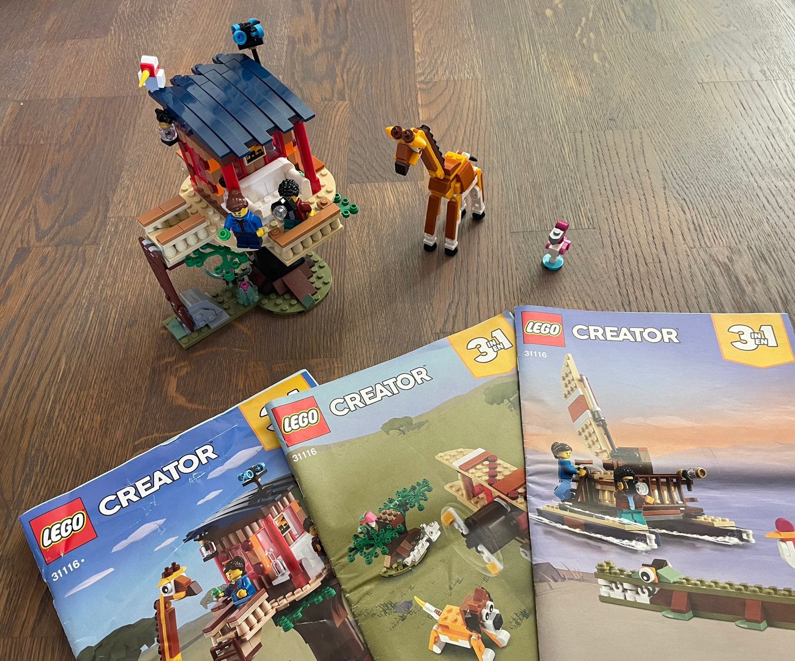 Lego creator 31116 Safari wilde dieren boomhut, Ophalen of Verzenden, Gebruikt
