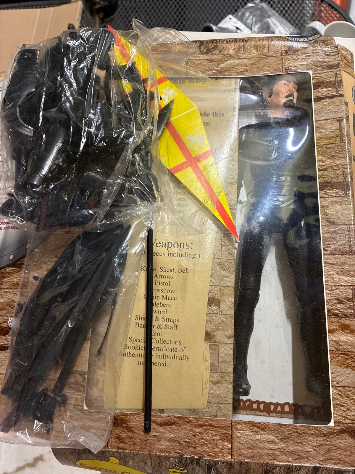 Noble Knights Sir Cedric The Black Knight Actiefiguur Marx, Ophalen of Verzenden, Gebruikt
