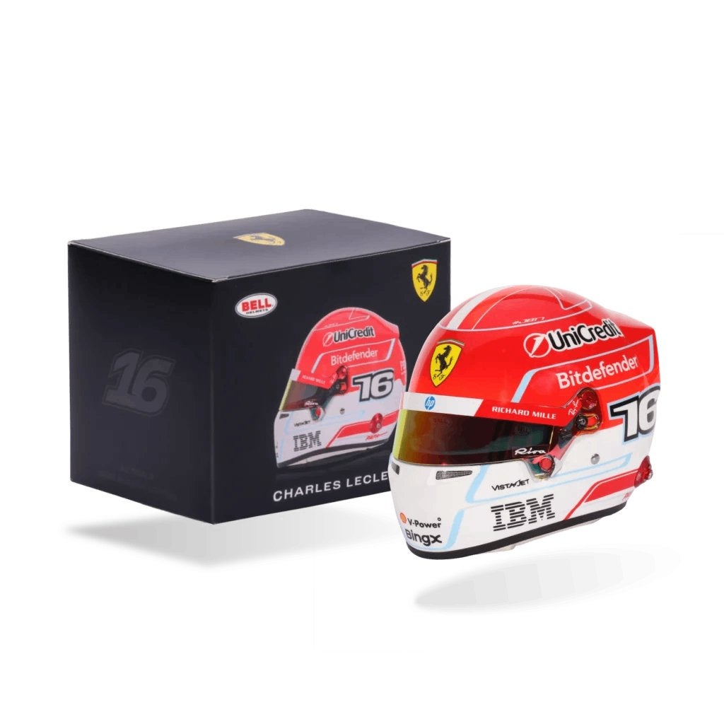 Charles Leclerc - Helm 1:2 - 2026 seizoen - Bell Helmets, Verzamelen, Verzenden, Nieuw, Formule 1