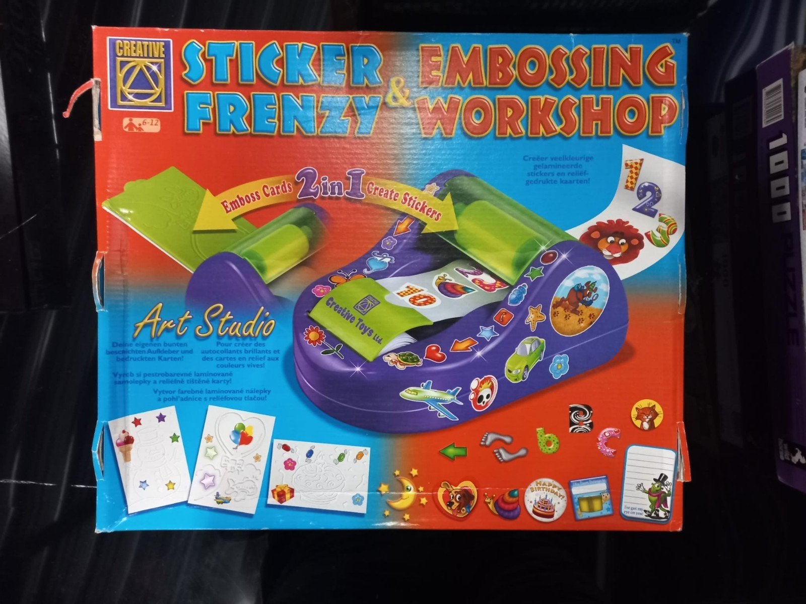 Creative Art Studio Sticker & Embossing Workshop, Ophalen, Zo goed als nieuw, Knutselen