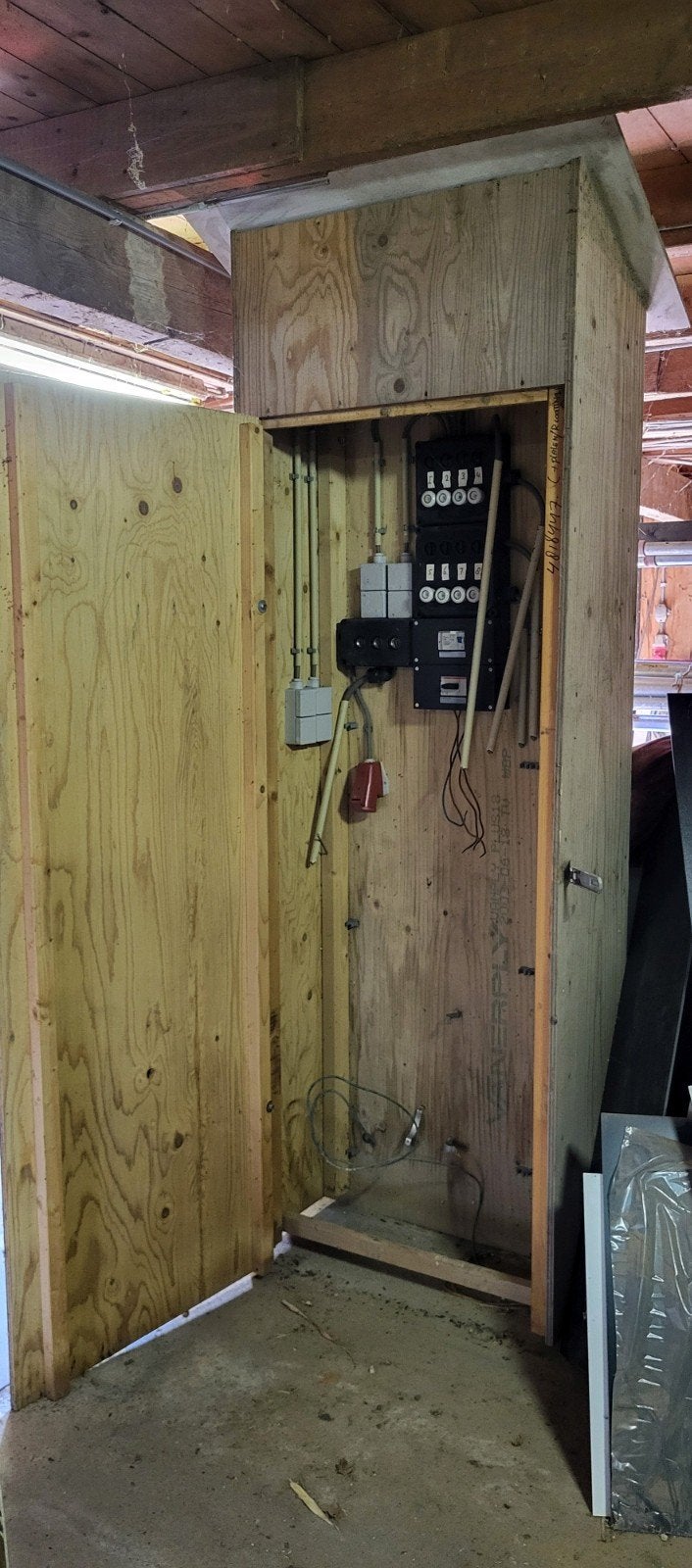 Bouwkast / stroomvoorziening bouw, Doe-het-zelf en Verbouw, Elektra en Kabels, Ophalen, Overige typen