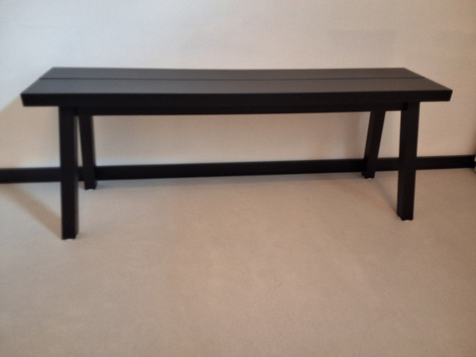 Houten bankje, Ophalen, Tweepersoons, Minder dan 150 cm