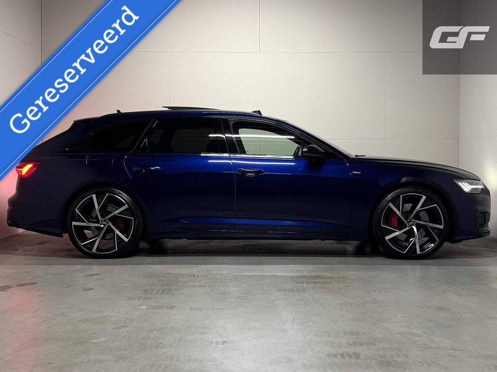 Audi A6 Avant 55 TFSIe Quattro Competition Pano Nachtzicht 3, Auto's, Audi, Automaat, Gebruikt, 4 cilinders, Blauw