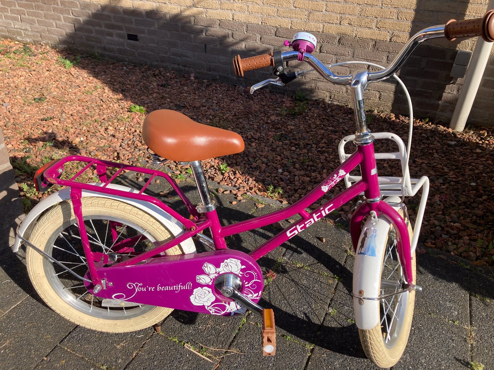 kinderfiets 16 inch, Fietsen en Brommers, Ophalen, Zo goed als nieuw, 16 inch