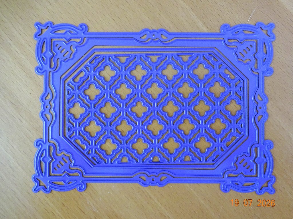 snijmal Die'sire Create-a-Card "Moroccan Lattice", Ophalen of Verzenden, Nieuw, Overige thema's, Pons of Mal