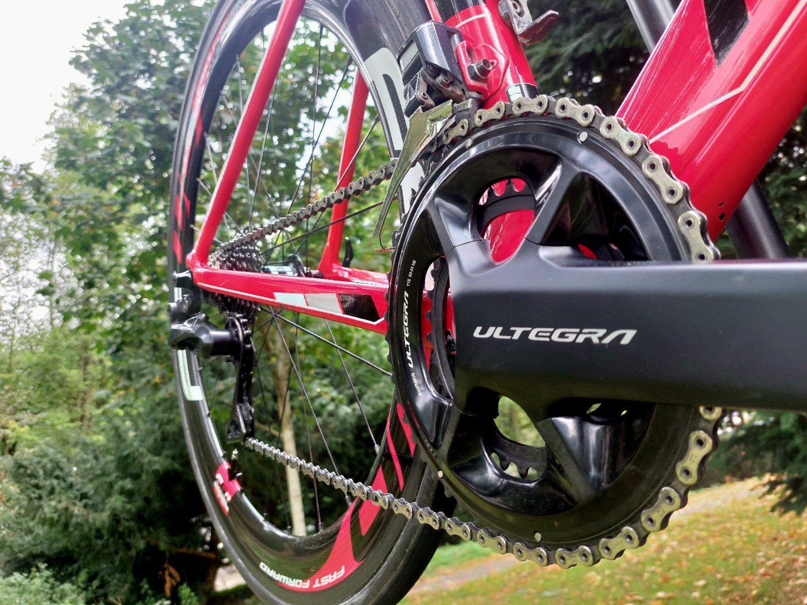 Ridley Noah SL Aero (Maat M) Ultegra Di2 R8050 | FFWD F6R, Fietsen en Brommers, 28 inch, Carbon, Velgrem, Zo goed als nieuw