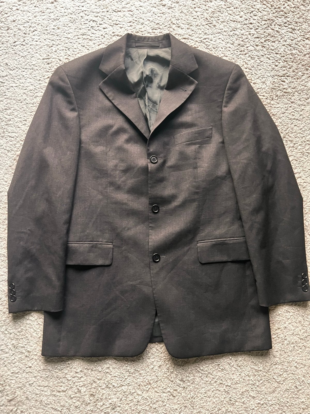Hugo boss Heren Coltrui Jasje - zwart , Maat L, Ophalen of Verzenden, Zo goed als nieuw, Maat 52/54 (L), Bruin