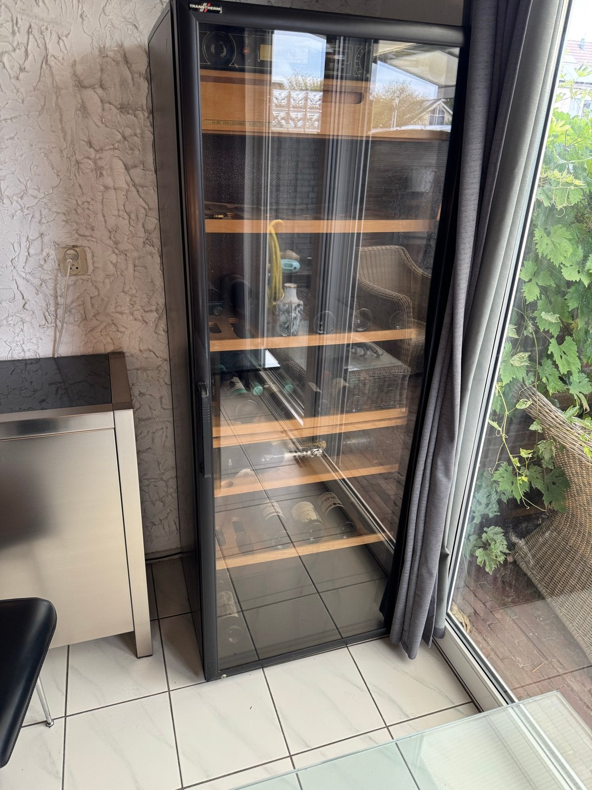 TransTherm Castel Luxe Wijnkoelkast - Perfect voor uw collec, 200 liter of meer, 45 tot 60 cm, Zonder vriesvak, Gebruikt