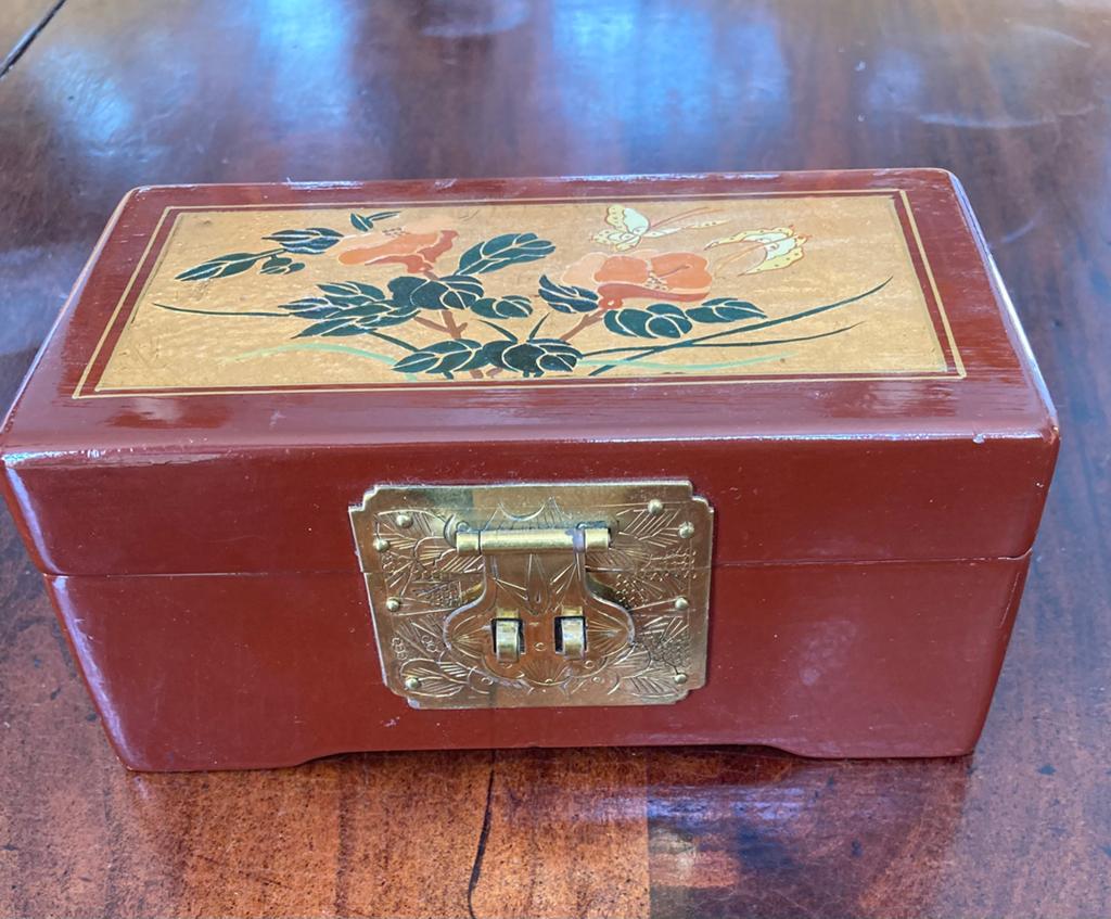 Japanse lakwerk doos voor sieraden, Ophalen of Verzenden