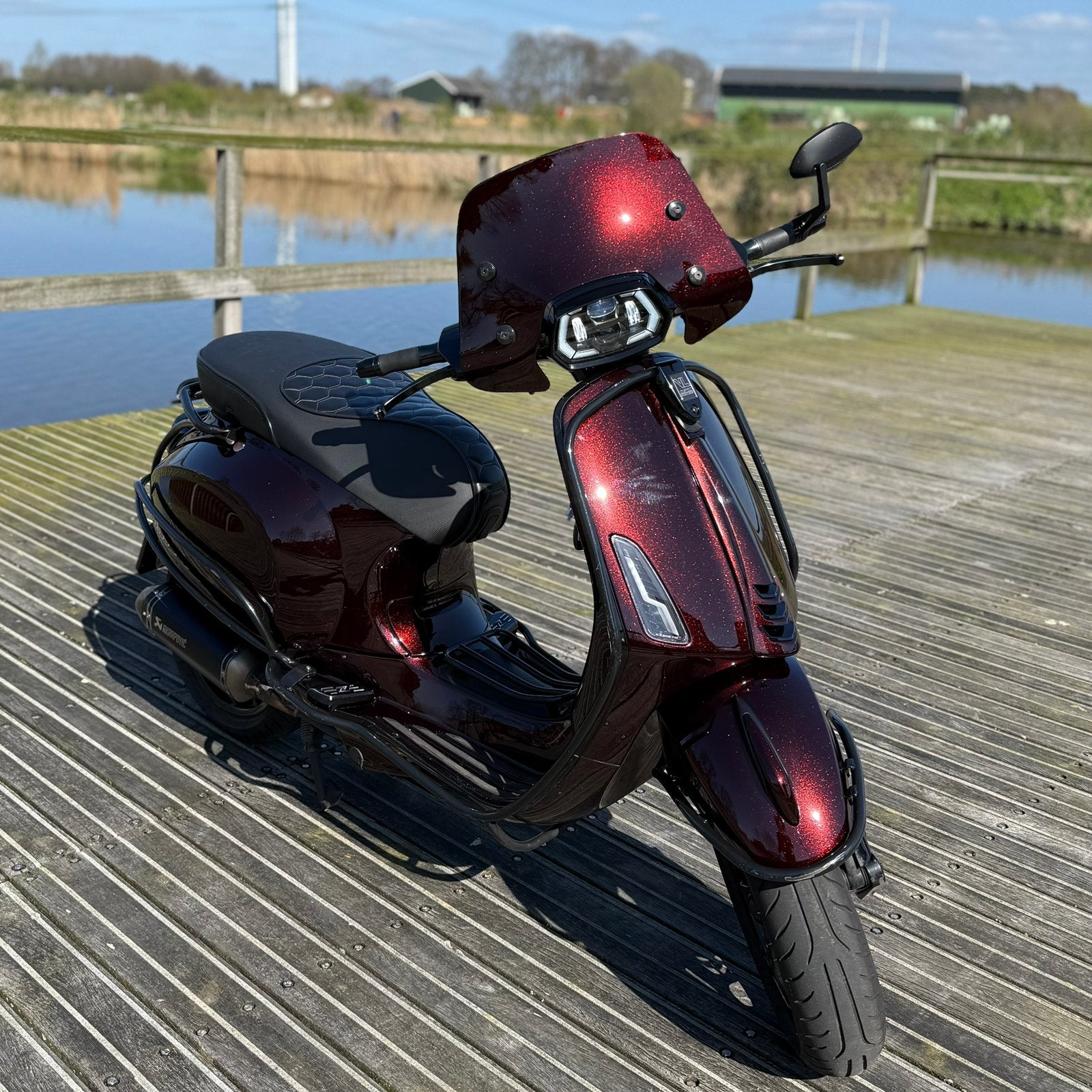 Vespa Sprint 80cc DD || Akrapovic || Full Zelioni & Malossi, Ophalen, Overige modellen, Benzine