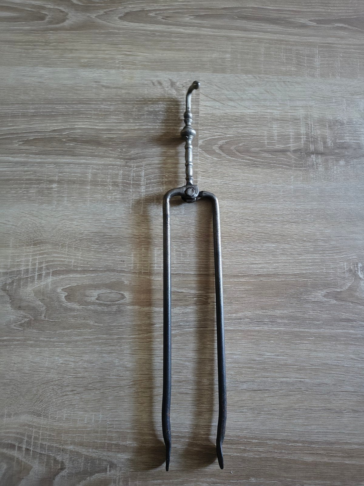 Antieke kolentang / haardtang - smeedijzer, Ophalen
