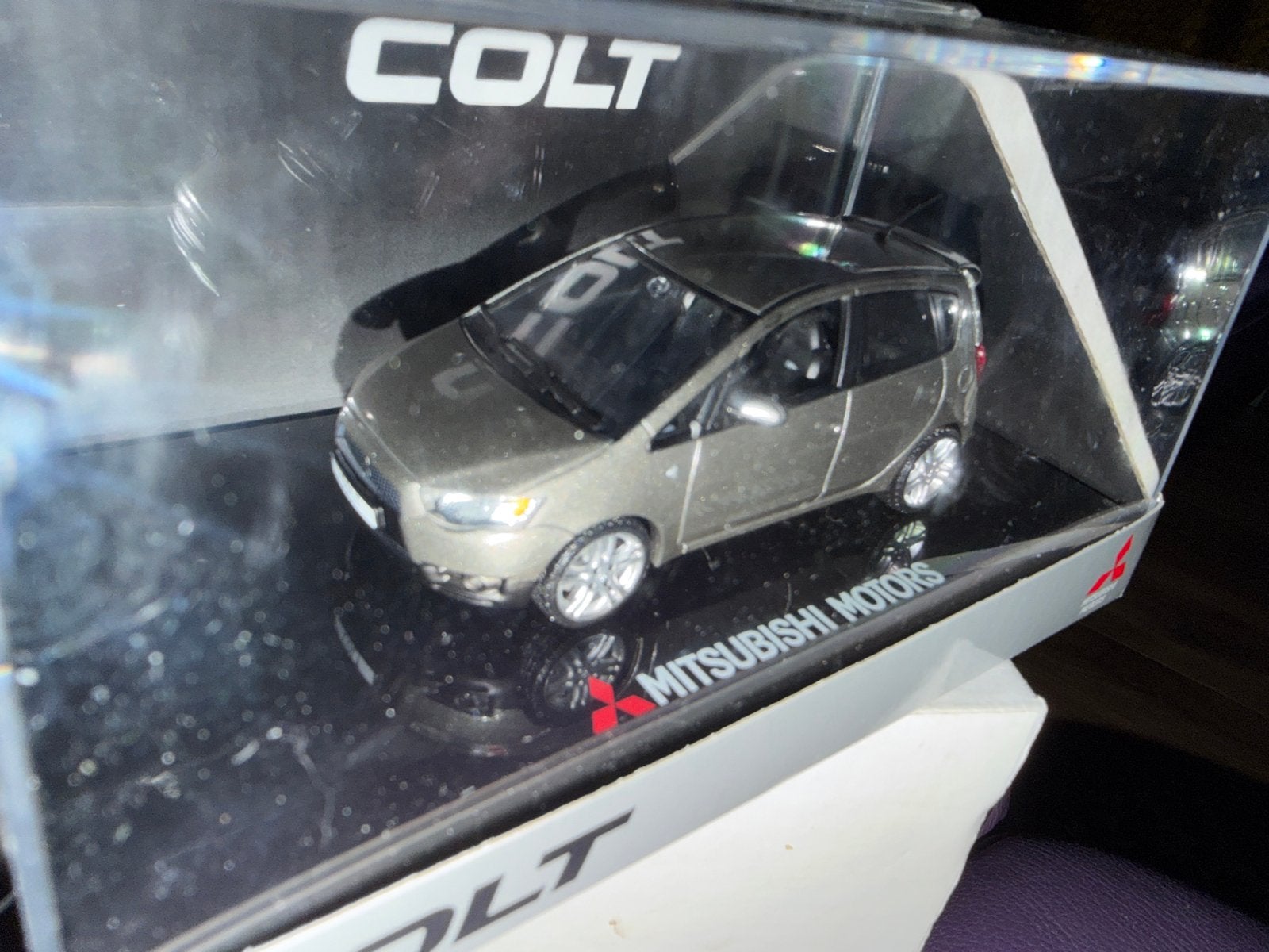 Sun Star 1/43 Mitsubishi Colt Grijs, Ophalen of Verzenden, Zo goed als nieuw, C, D