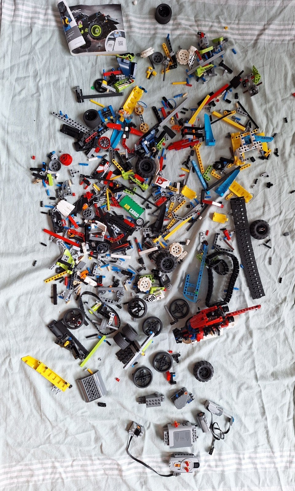 Lego Technic onderdelen met afstandsbediening, Ophalen of Verzenden, Gebruikt, Losse stenen, Lego