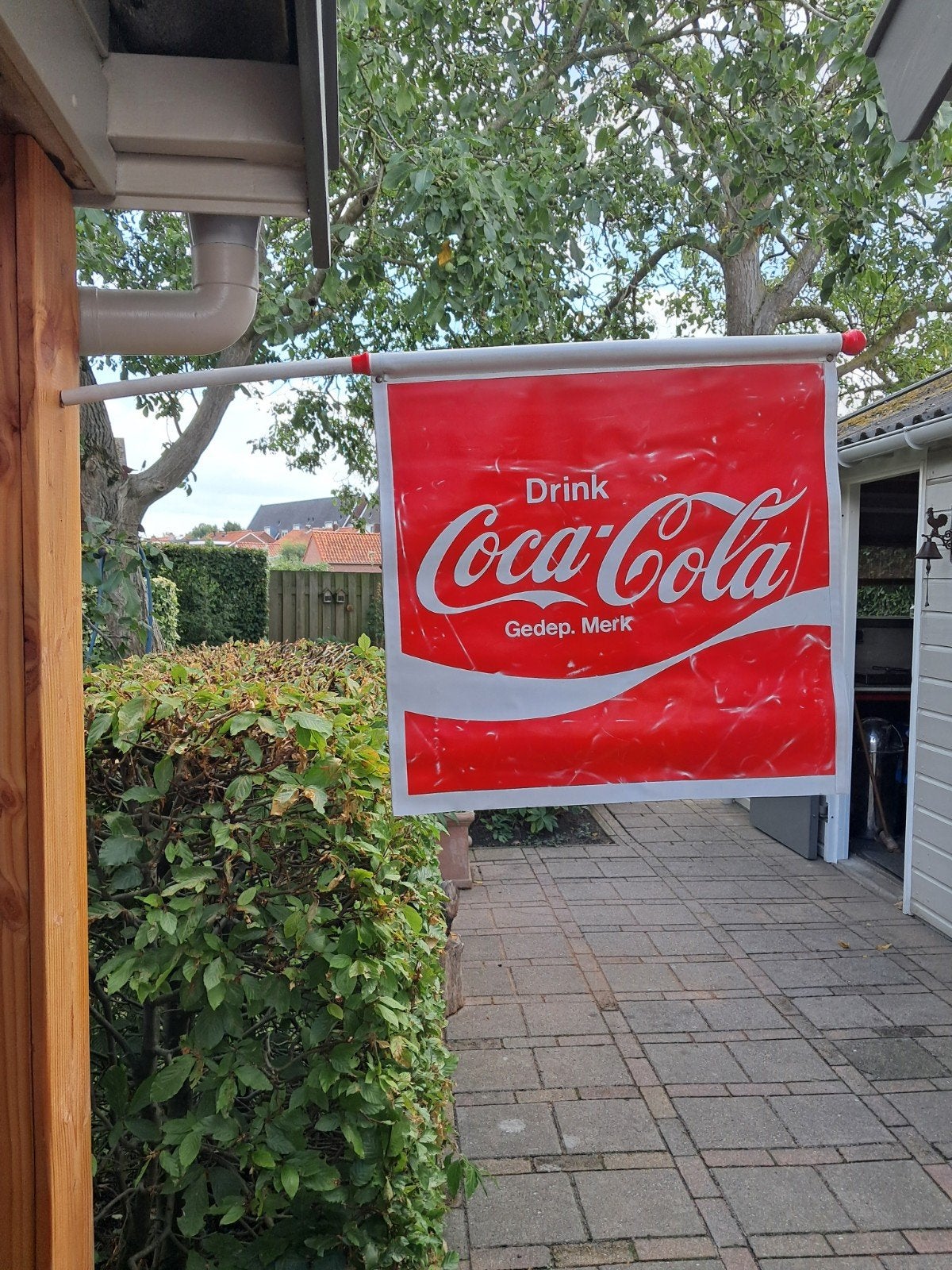 vintage vlaggen  Coca-Cola en Frisa, Ophalen of Verzenden, Gebruikt