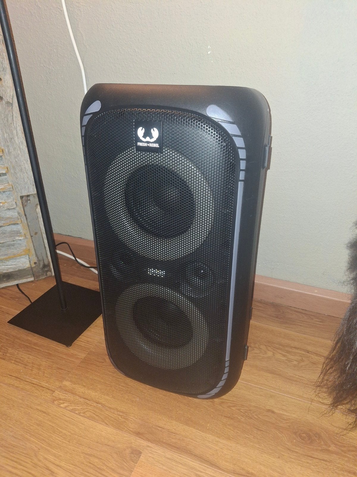 Fresh 'n Rebel Party Speaker met verlichting en microfoon, Gebruikt, Party speaker, AUX-ingang, Ophalen