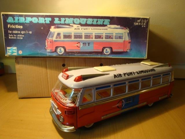Airport Limousine Bus in Nieuwstaat in Orginele Doos., Ophalen of Verzenden
