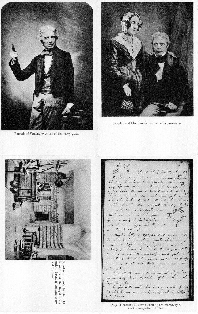 12 kaarten Faraday, potfris, Verzamelen, Ophalen of Verzenden, 1920 tot 1940, Ongelopen, Sterren en Beroemdheden