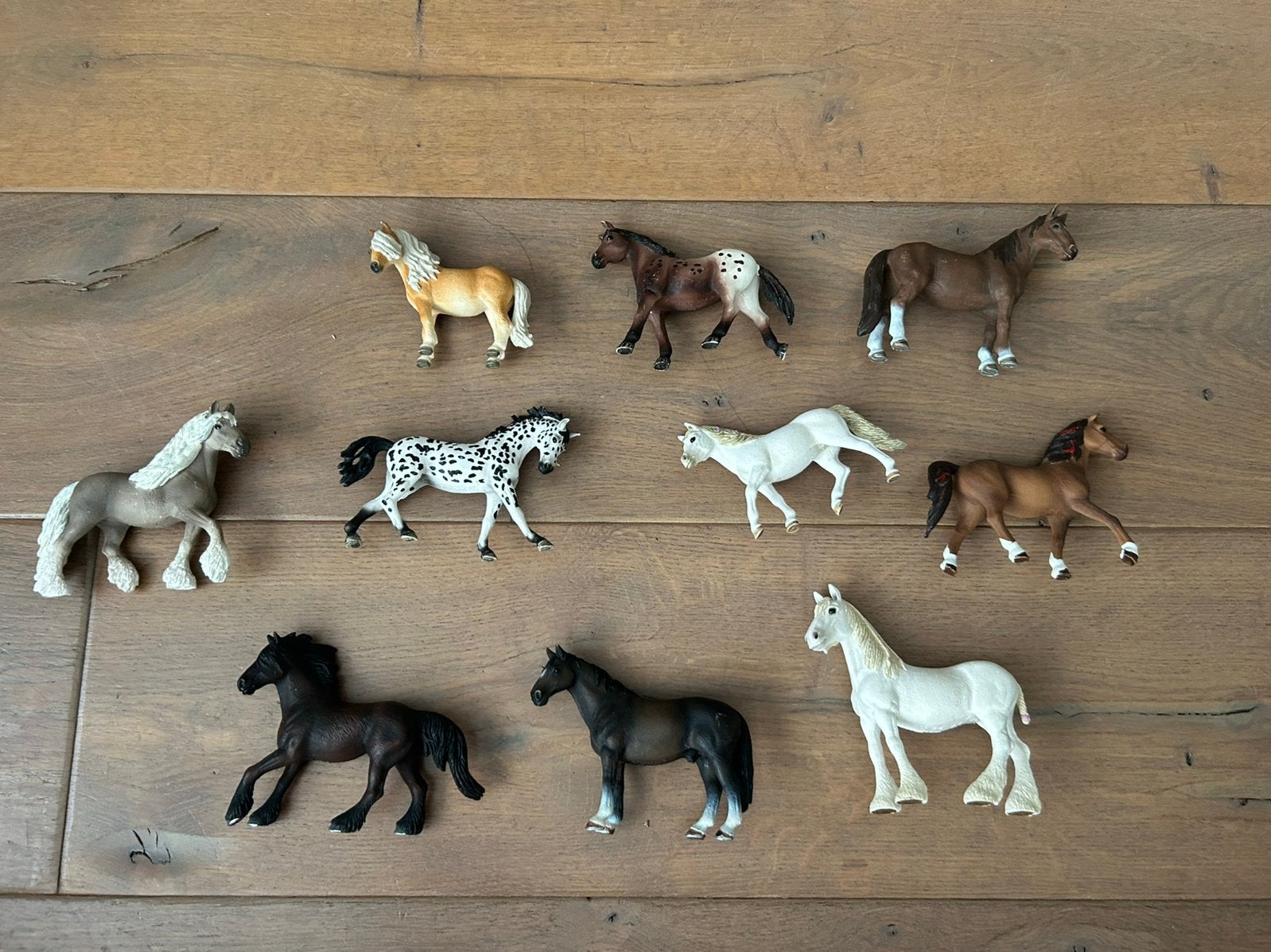 Schleich paarden bundel 2, Ophalen of Verzenden, Zo goed als nieuw, Paard, Beeldje of Figuurtje