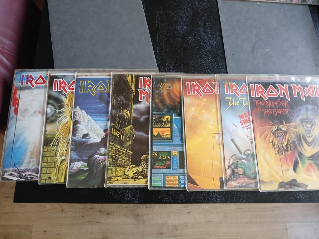 Elpee Maxi singles Iron maiden, Ophalen of Verzenden, Zo goed als nieuw