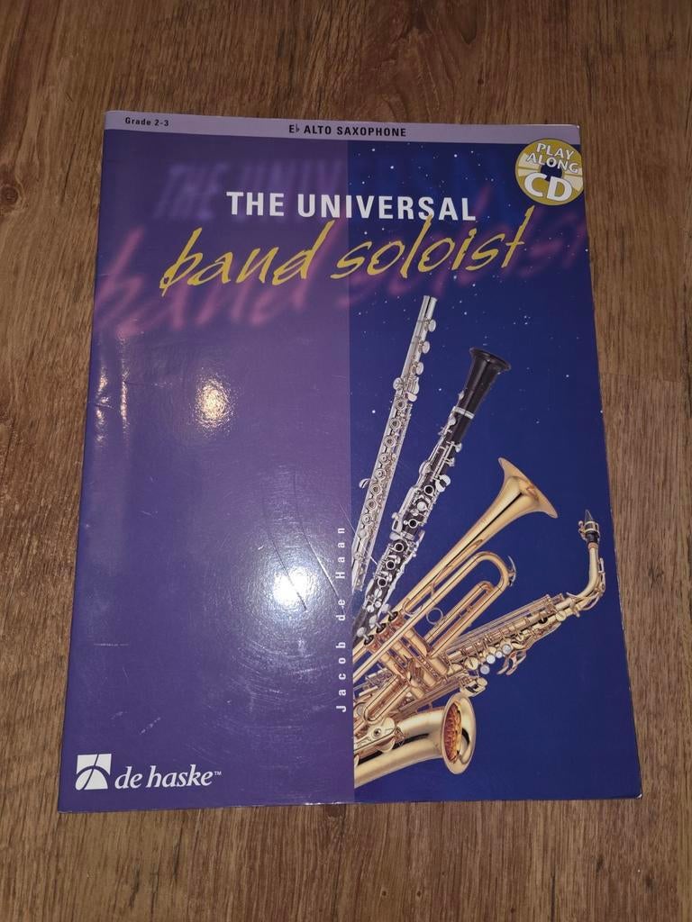 Alto Saxophone muziekboek- Jacob de Haan - Altsaxofoon, Ophalen of Verzenden, Les of Cursus