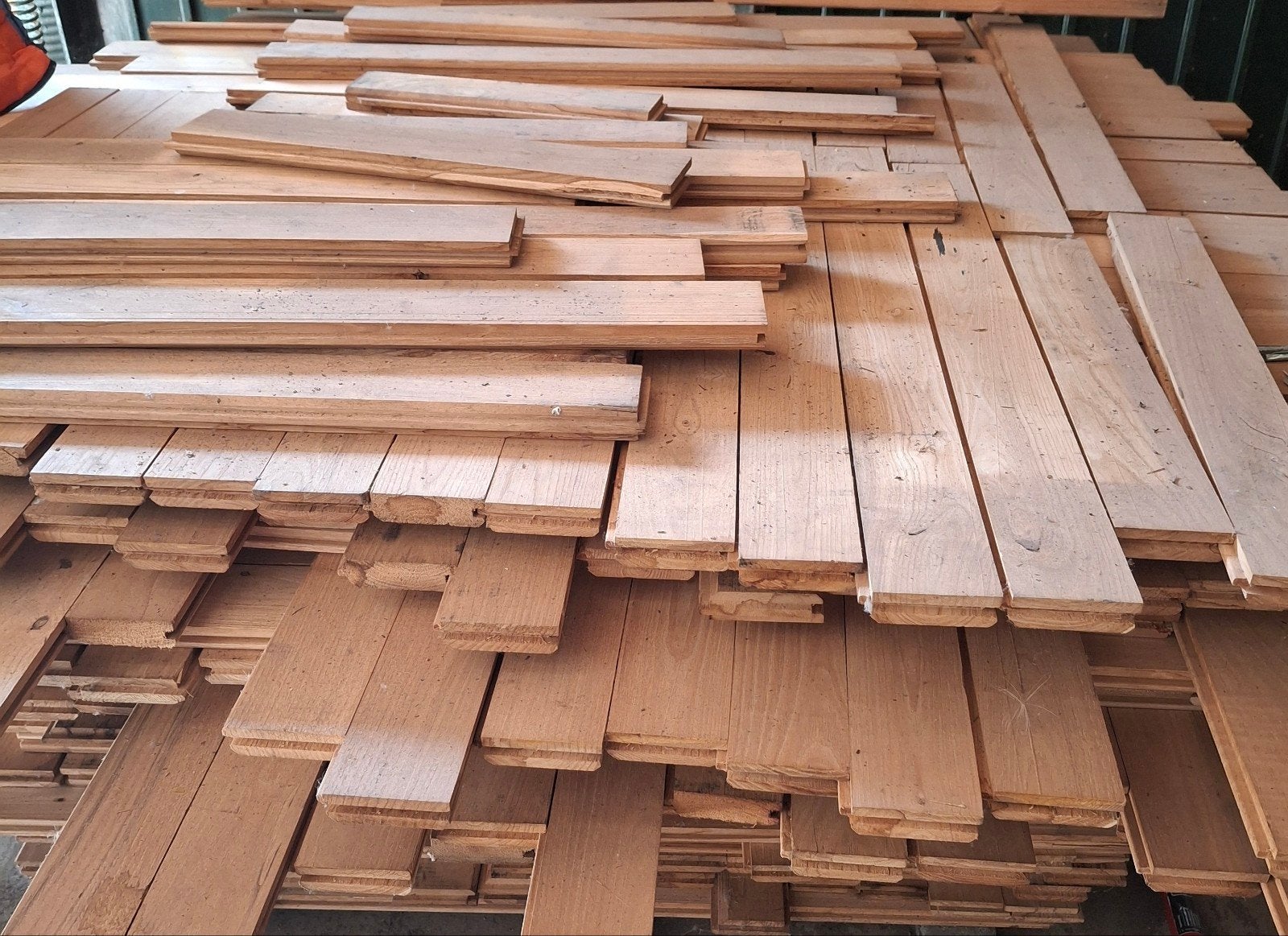 Houten Eiken vloer, Ophalen, Vloerdelen of -planken, 10 m² of meer, 10 tot 30 cm