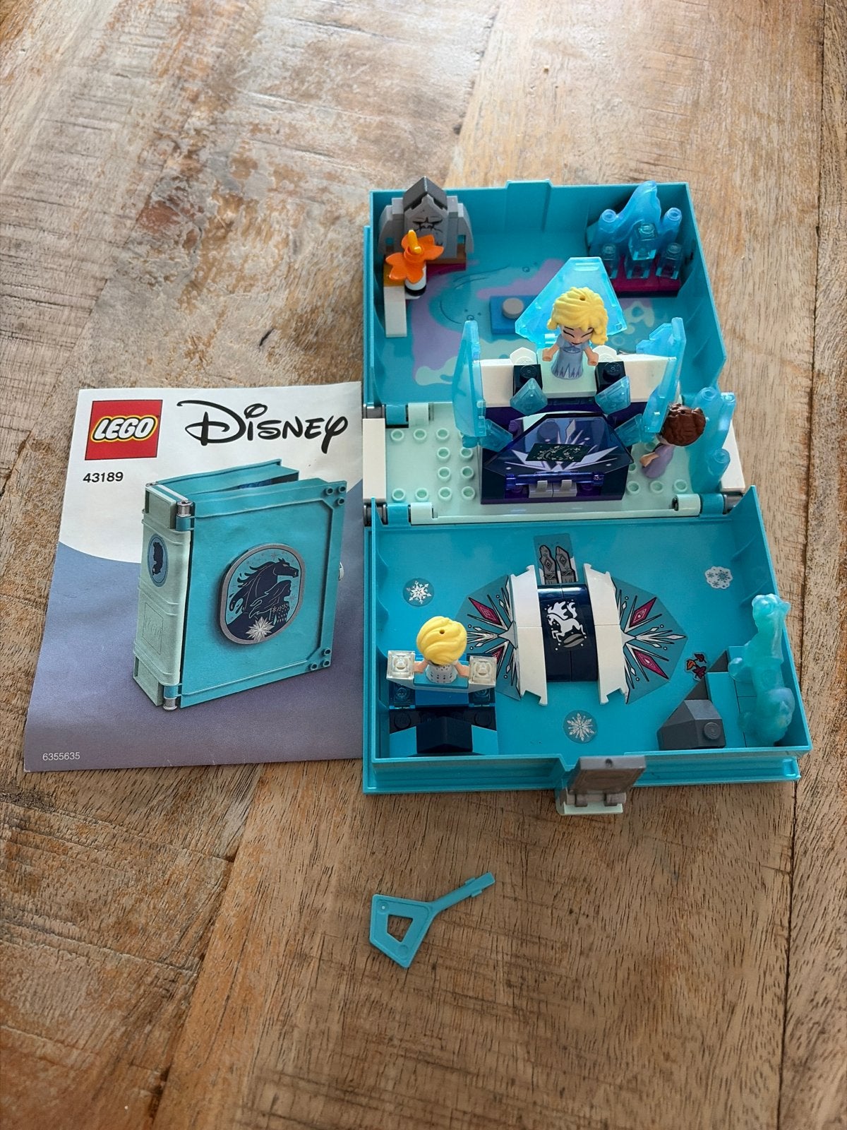 Lego Disney Frozen 2 Elza's Betoverde Boek 43189, Lego, Ophalen of Verzenden, Zo goed als nieuw, Compleet