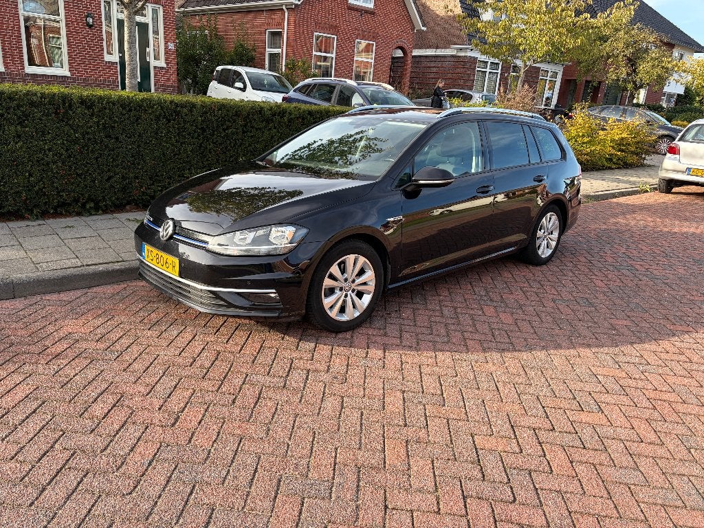 Volkswagen Golf Variant 1.5 TSI 168pk! Comfortline DSG 2019, Auto's, 4 cilinders, Overige bekleding, Zwart, Origineel Nederlands