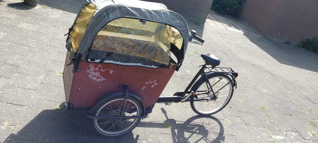 Bakfiets voor school, 4 kinderen of meer, Gebruikt, Schijfrem, Ophalen