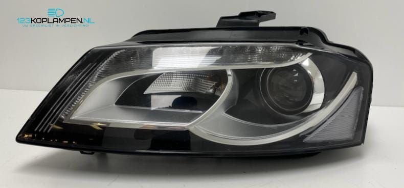 Audi A3 Sportback 8P Facelift Bi Xenon LED koplamp links, Auto-onderdelen, Verlichting, Gebruikt, -, -, -