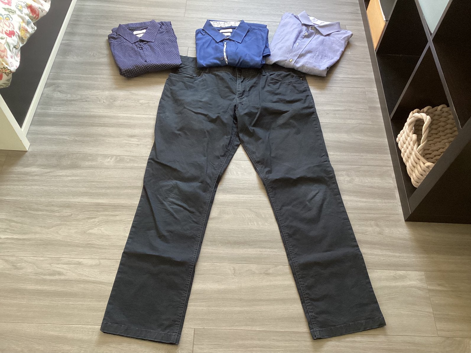 Jeans. Met 3 overhemden. Een prijs., Kleding | Heren, Ophalen