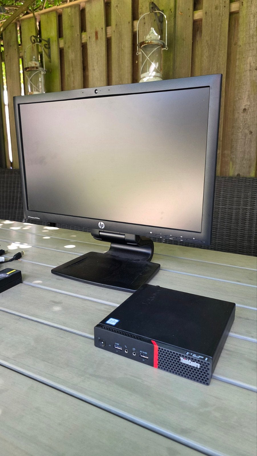 Lenovo ThinkCentre PC met HP Compaq LA2206xc Monitor, Gebruikt, Met monitor, Onbekend, Ophalen of Verzenden