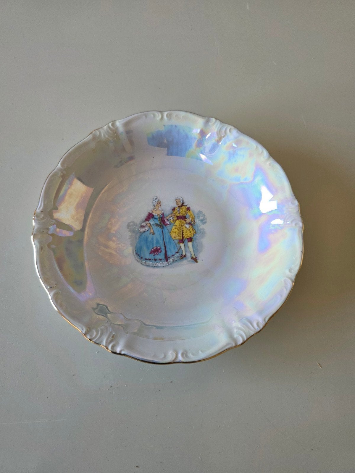 Winterling Schwarzenbach Bavaria Parelmoer Diepbord Ø 20 cm, Antiek en Kunst, Ophalen of Verzenden