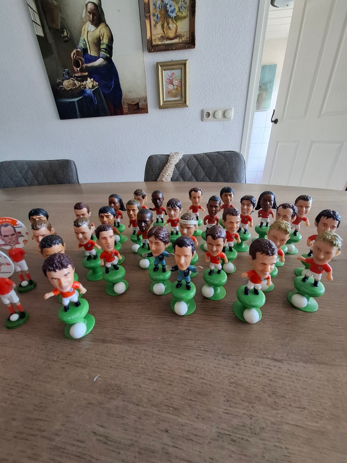 Voetbalbeeldjes Oranje, Ophalen of Verzenden, Gebruikt, Overige sporten, Beeldje of Poppetje