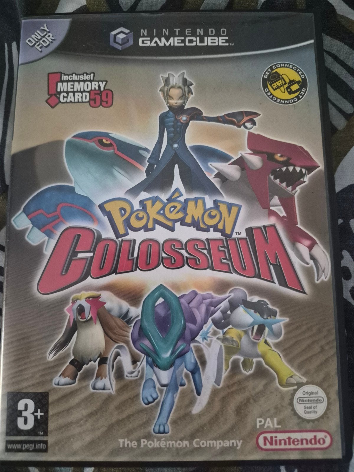Pokémon Colosseum - Nintendo GameCube (incl. Memory Card), Gebruikt, 1 speler, Ophalen of Verzenden, Role Playing Game (Rpg)