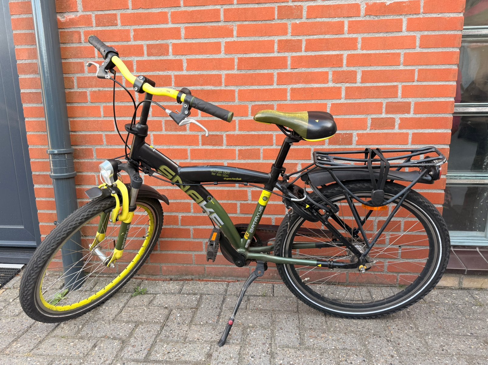 Batavus Snake jongensfiets 24 inch 3 versnellingen, Ophalen, Terugtraprem, Batavus, Handrem