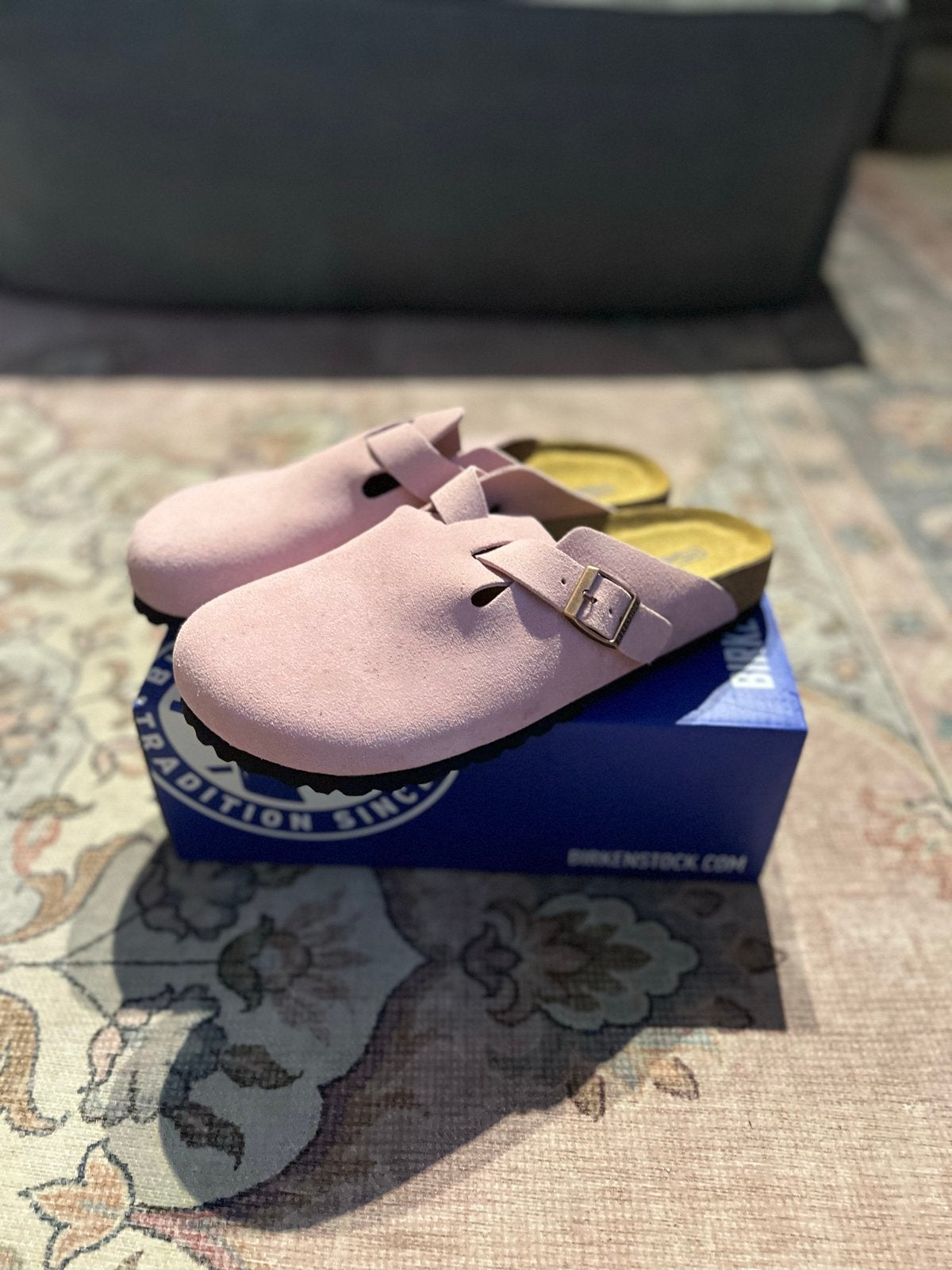 Roze Birkenstock Boston Clogs - Maat 43, Kleding | Dames, Verzenden, Nieuw, Roze, Instappers