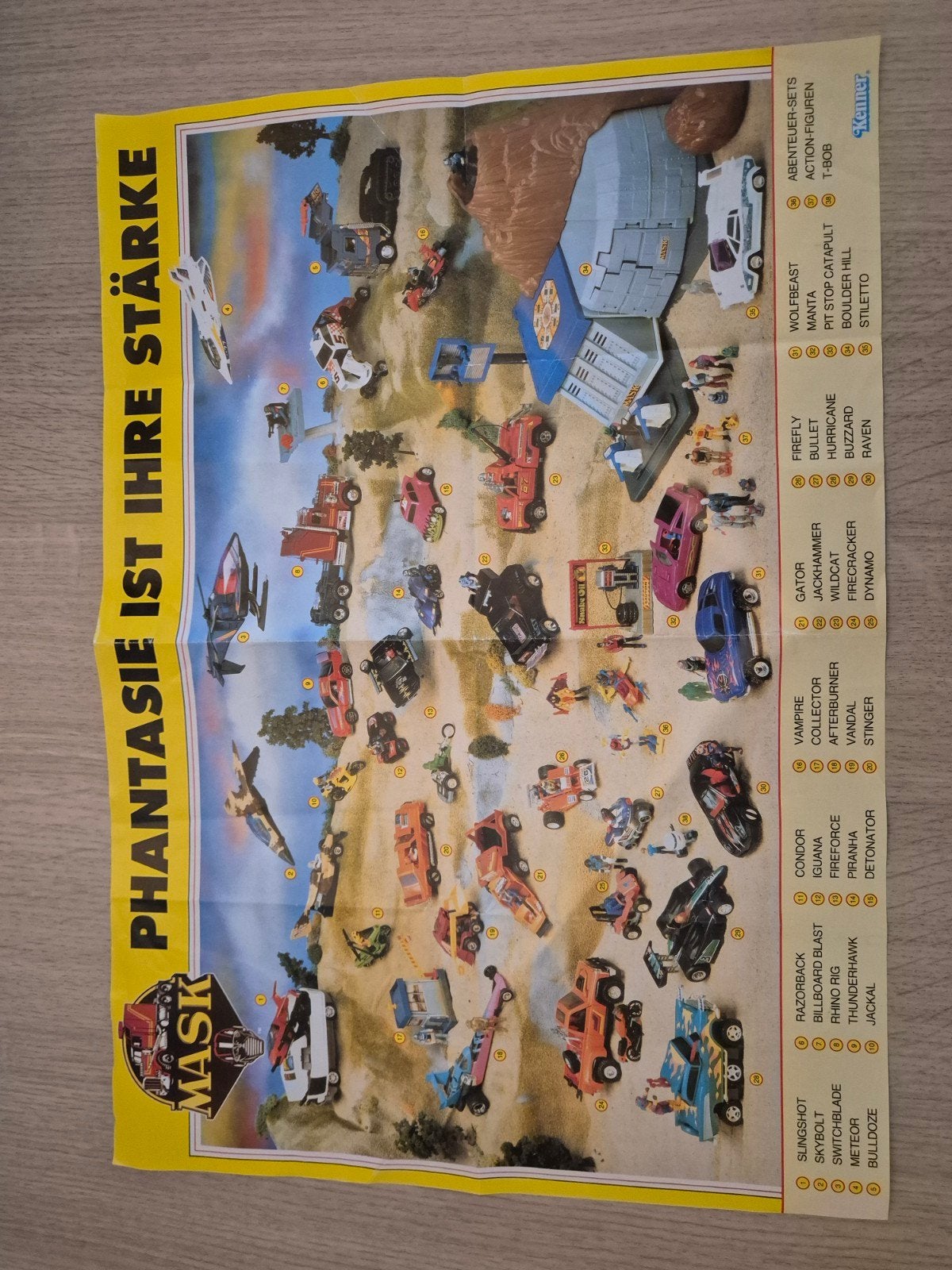 M.A.S.K. Handleiding Skybolt, Ophalen of Verzenden