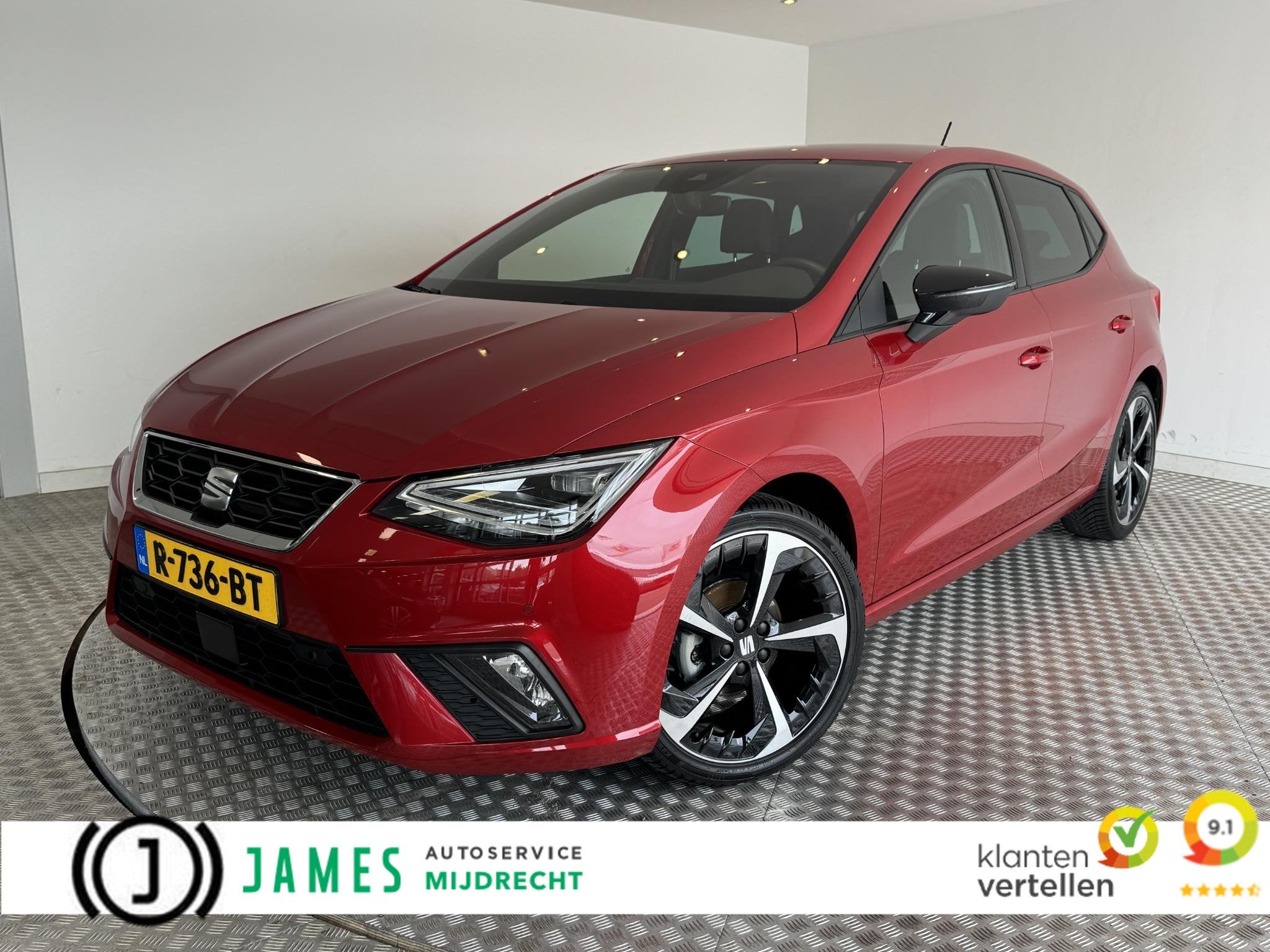 SEAT Ibiza 1.0 EcoTSI FR Business Intense NL auto, Auto's, 1071 kg, Alcantara, Ibiza, Origineel Nederlands