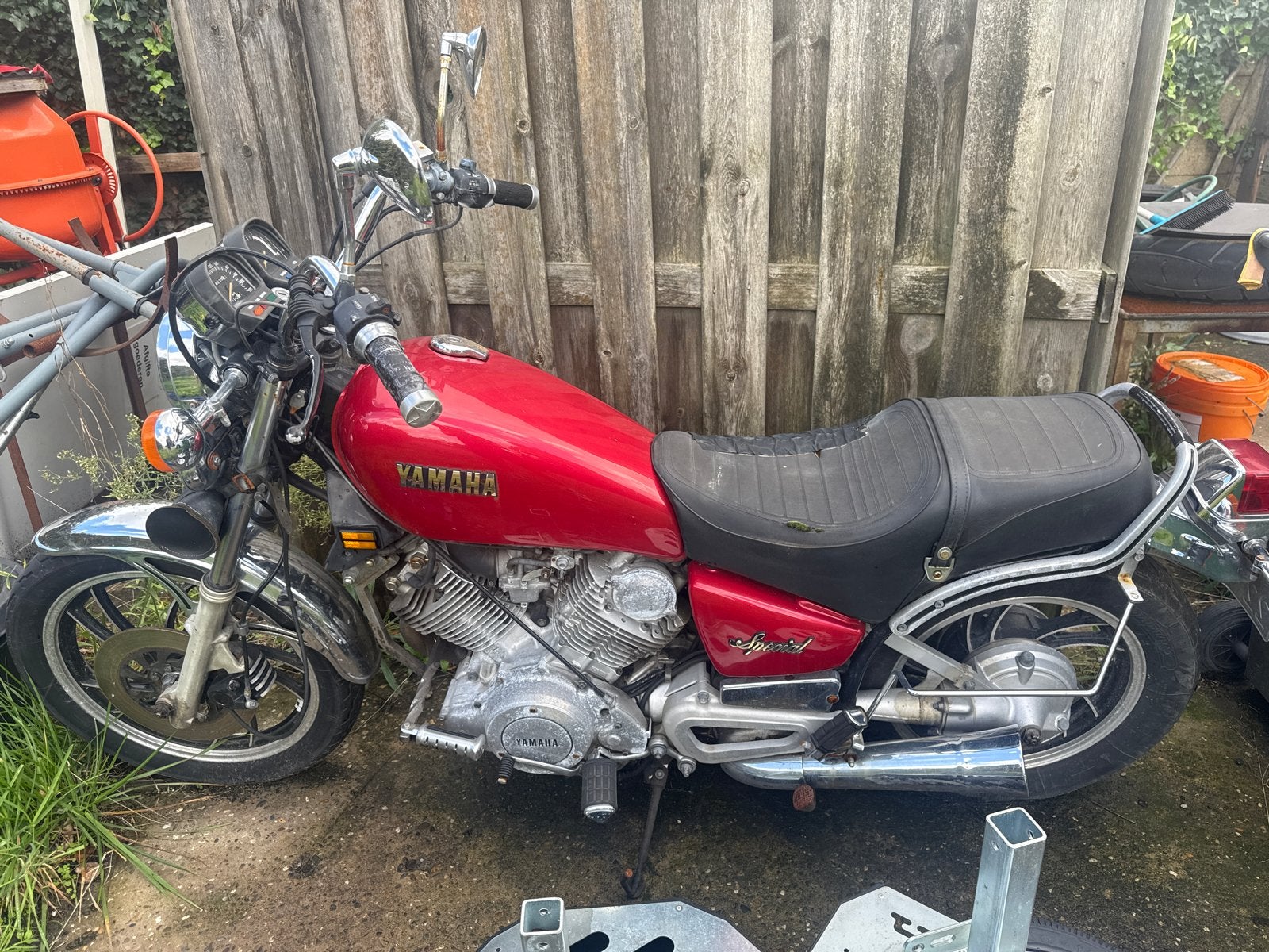 Yamaha Virago XV750 Chopper - Opknapper, 2 cilinders, Gebruikt, Particulier, Meer dan 35 kW