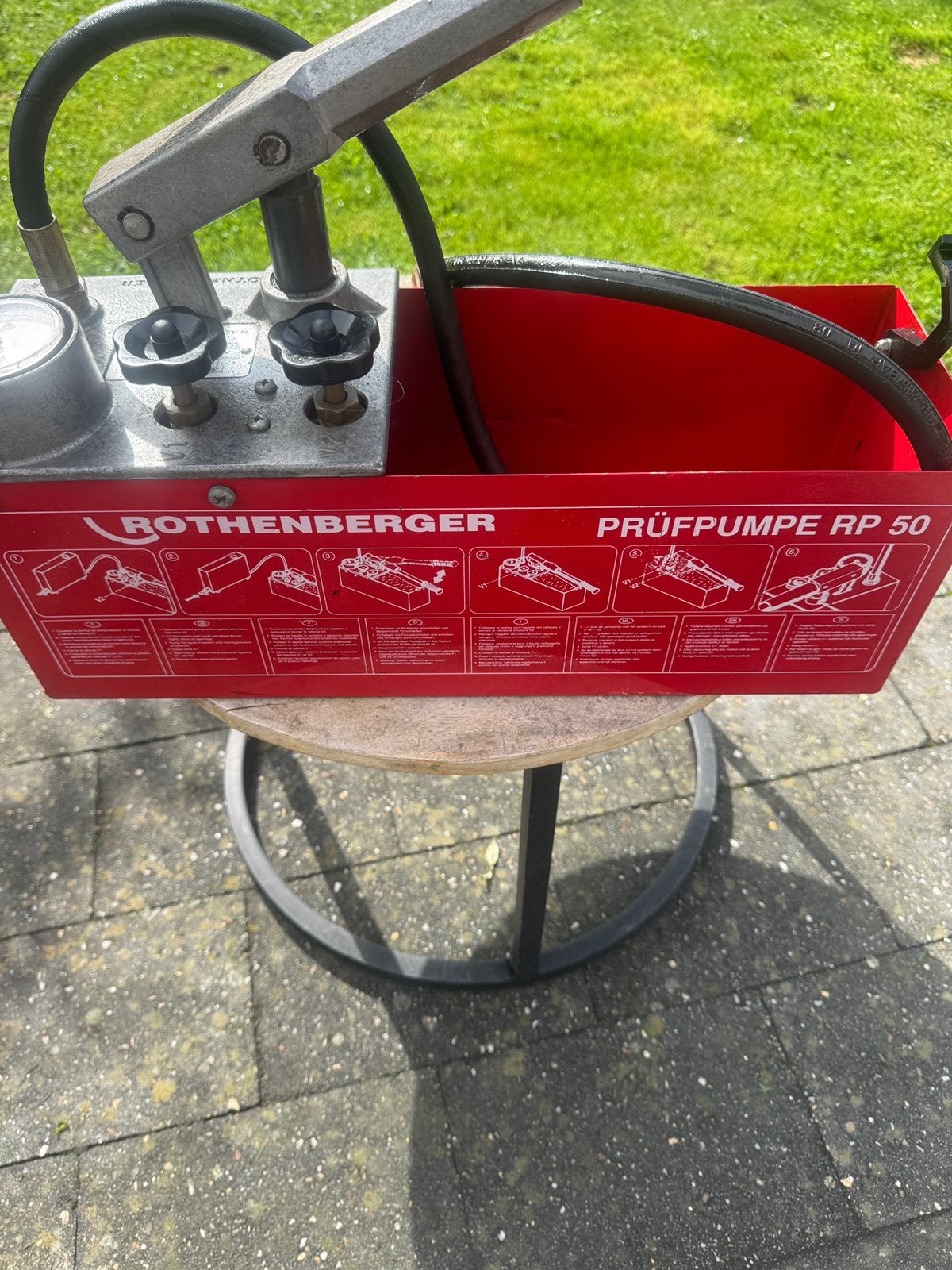 Rothenberger drukpomp RB 50, Ophalen of Verzenden, Gebruikt