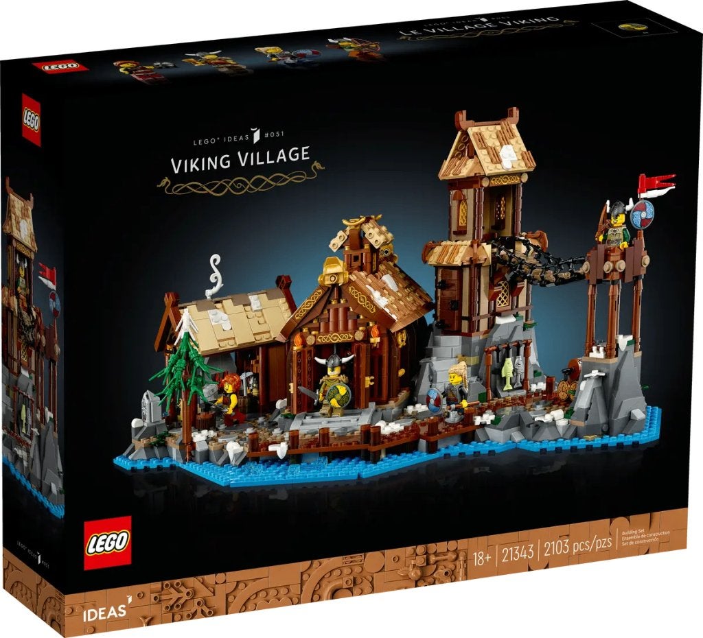 Lego Vikingdorp 21343 (nieuw), Nieuw, Ophalen of Verzenden, Ideas, Grondplaat