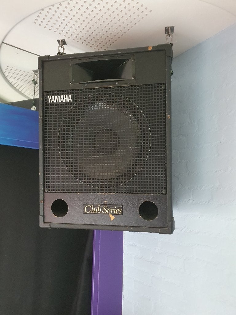 Boxen, Gebruikt, 60 tot 120 watt, Front, Rear of Stereo speakers, Ophalen